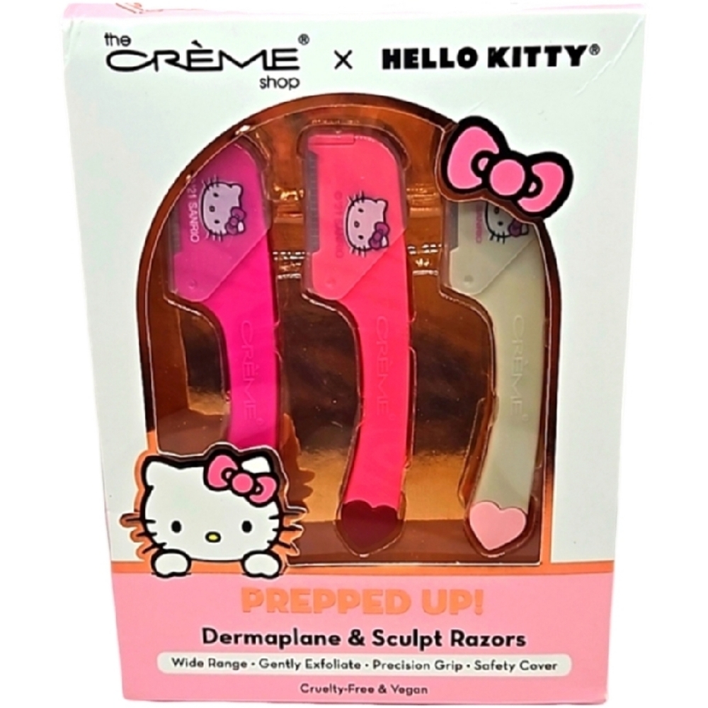 THE CREME SHOP X HELLO KITTY dermaplane kit 3 pcs NWT